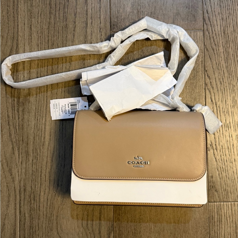 NWT COACH Klare Crossbody Bag In Blocked Signature Canvas (not mini)